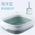 Semi-Enclosed Fully Enclosed Litter Box Anti-Splash Cat Toilet Cat Litter Box Cat Pet Supplies Cat Litter Basin Direct Sales. 