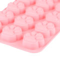 15 Holes Cat Dog Footprint Silicone Mold DIY Cake Molds Cookie Fondant Dog Cat Paw Pet Candy Cookie Jelly Ice Cube Mould. 