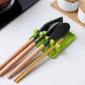 Kitchen Spoon Holders Fork Spatula Rack Shelf Organizer Plastic Spoon Rest Holder Non-slip Spoons Pad Kitchen Utensil - Oven Cover - kitchen rack. 