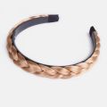 Fried Dough Twist Braid Wig Hair Bands Korean Version Simple Versatile Toothed Non-slip Fishbone Hair Hoops Girls Fashion Hair Ornament.
