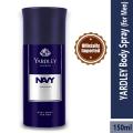 International UAE product Yardley NAVY men body spray - 150 ml. 