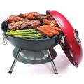Portable small Size Round Head Charcoal BBQ grill Machine 14 inch. 