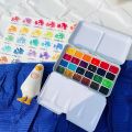 American M.Graham Artist Watercolor Paint 24/36 Colors 0.5ml 1ml Aquarela Paint Set Watercolor Painting Aquarela Art Supplies. 