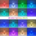Rgb led রিচার্জেবল এক্রাইলিক ক্রিস্টাল ডায়মন্ড টেবিল ল্যাম্প 16 রঙের রিমোট এবং টাচস সহ - charger light. 