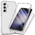 【Dislikelike】Applicable to Samsung S23FE S23 S23Ultra S22Ultra High Transparent Gradient Screen Saver Built-in PET Membrane Shell.