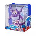 Audi genuine Super Wings toy transparent hangar boxed large transformer robot Jin Xiaowei cool and powerful.