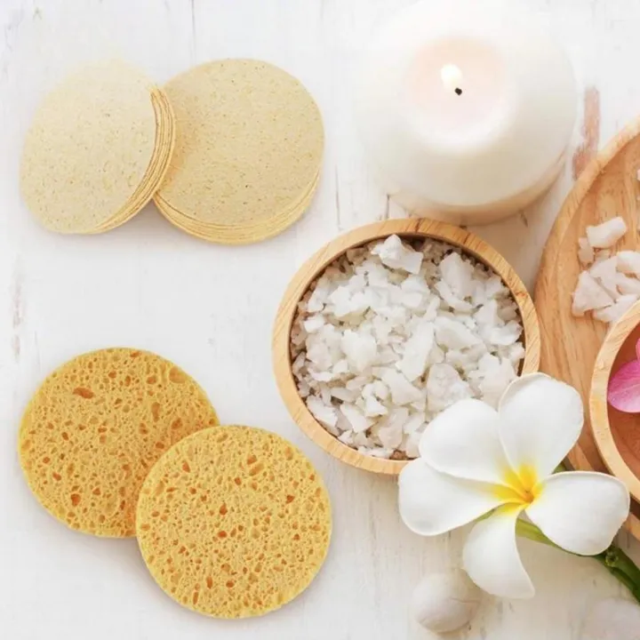 10/20/30/50Pcs%20Face%20Sponge%20Round%20Absorbent%20Compressed%20Natural%20Makeup%20Removal%20Exfoliating%20SPA%20Face%20Cleansing%20Cellulose%20Sponge%20Kit%20-%20Image%204