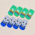fuwen® 4 Pcs Fashion Cute Puppy Dog Pet Knits Socks Anti Slip Skid Bottom Mini Sock. 