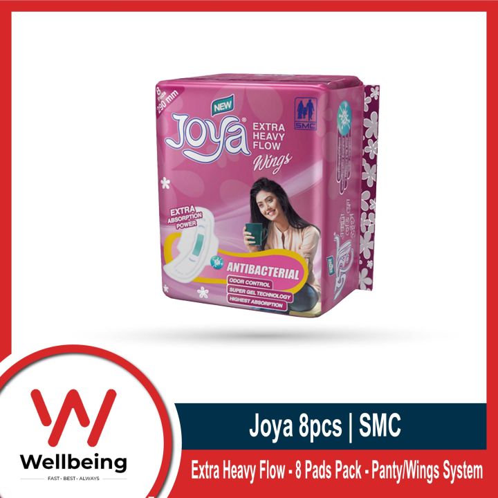 Joya Sanitay Napkin - Extra Heavy Flow - 8 Pads Pack - Panty/Wings System 1 pack - pad