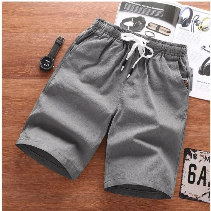 Cotton%20Linen%20Shorts%20Men's%20Korean%20Shorts%20Men's%20Summer%20Leisure%20Fifth%20Pants%20Men's%20Loose%20plus%20Size%20Beach%20Pants%20Summer%20-%20Image%207