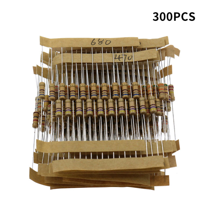 300PCS%2030%20Values%201/2W%20Carbon%20Film%20Resistors%20Kit%205%25%20Metal%20Resistors%20Set%2010-1M%20Ohm%20Carbon%20Film%20Resistors%20with%20Individually%20Labeled%20-%20Image%205