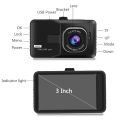 TOHAYIE 3 Inch 720PHD Car Dashcam Video Registrars Camera Night Vision DVR Auto Camcorder Dash Cam with G-Sensor Parking Monitoring (with 8G TF Card). 