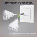 Compact Body Sensor Night Light Easy Install -Efficient Bright Parking Lot Sensor Light White Garden Sensor Light for Home.