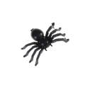 50pcs Small Black Plastic Fake Spider Toys Halloween Funny Joke Prank Props.