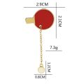 Table tennis racket pins Badminton racket broches pingpong enamel brooch Badminton sports enthusiasts pin chain for sport lover.