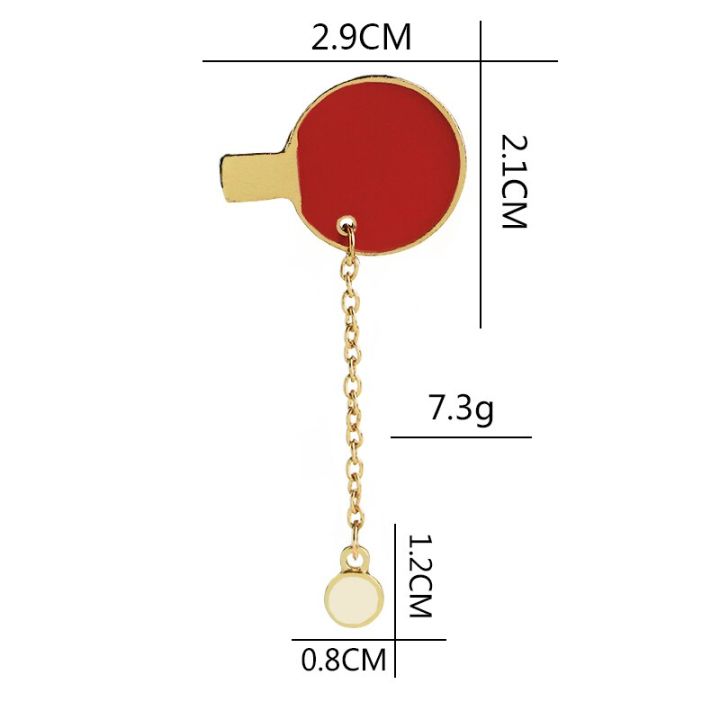 Table%20tennis%20racket%20pins%20Badminton%20racket%20broches%20pingpong%20enamel%20brooch%20Badminton%20sports%20enthusiasts%20pin%20chain%20for%20sport%20lover%20-%20Image%207