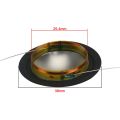 BRADOO- 25.4mm Imported Metal Titanium Film + Silk Side Diaphragm 25 Core Tweeter Voice Coil Speaker Repair Film 8 OHM 1 Pairs.