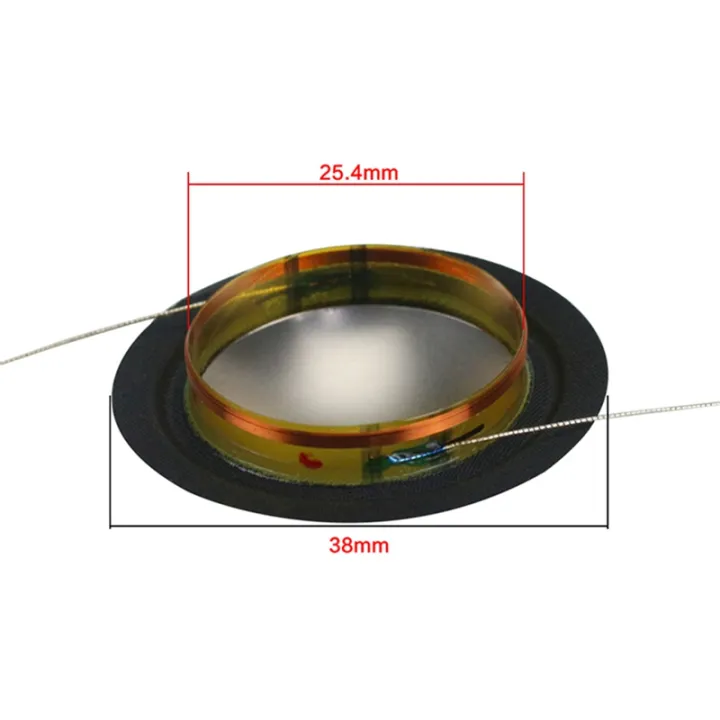 BRADOO-%2025.4mm%20Imported%20Metal%20Titanium%20Film%20+%20Silk%20Side%20Diaphragm%2025%20Core%20Tweeter%20Voice%20Coil%20Speaker%20Repair%20Film%208%20OHM%201%20Pairs%20-%20Image%205