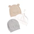 3PC/SET 0-6M Newborn Baby Hat Cotton Bonnet Baby Beanie For Girls Spring Soft Infant Cap Boy Toddler Accessories Gift.