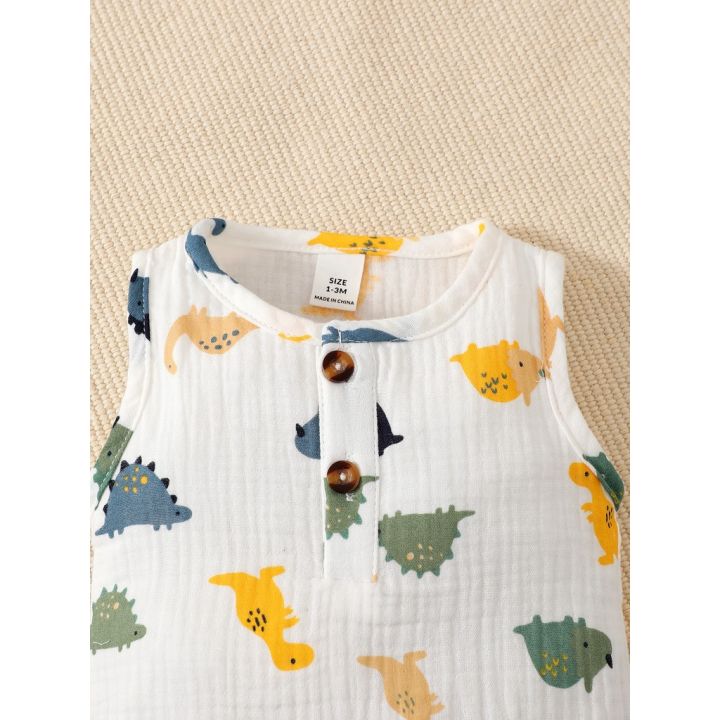(NEW)Baby%20Boy%20Jumpsuit%200-9%20Months%200-9%20Months%20Sleeveless%20Dinosaur%20Print%20Bodysuit%20Newborn%20Baby%20Clothing%20Summer%20Infant%20Boy%20Jumpsuit%20Dresses%20Outfit%20-%20Image%202