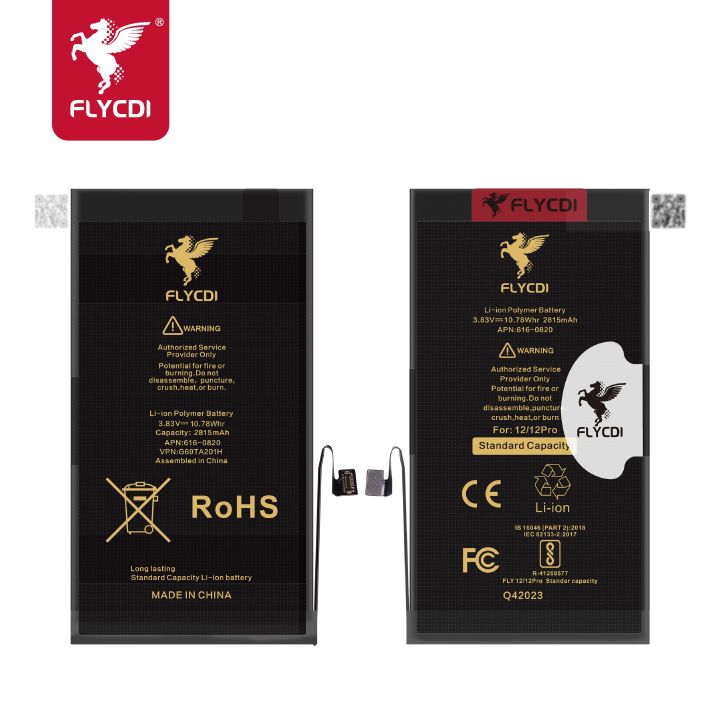 FLYCDI%203320mAh%20Phone%20Batteries%20for%20iPhone%2012/12Pro%E2%80%94%20High%20Quality%20High%20Capacity%20Replacement%20mobile%20Battery%20Power%20Supply%20-%20Image%202