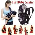Chuan-QUE Baby Carrier Bag 6 in 1 Navy Blue.