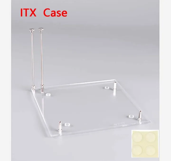 PC Open Frame Test Bench ITX Mini ITX Motherboard Acrylic Overclock Computer Case DIY Mod Base Stand
