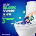 Harpic Toilet Cleaner Liquid 750ml Jasmine Power Plus 10x Total Clean, new & thicker formula kills 99.99% of germs with new Jasmine Fragrance. 