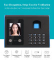 AF01 Biometric Face Facial Fingerprint Recognition Time Attendance No Touch Contactless System Machine Device Machine. 