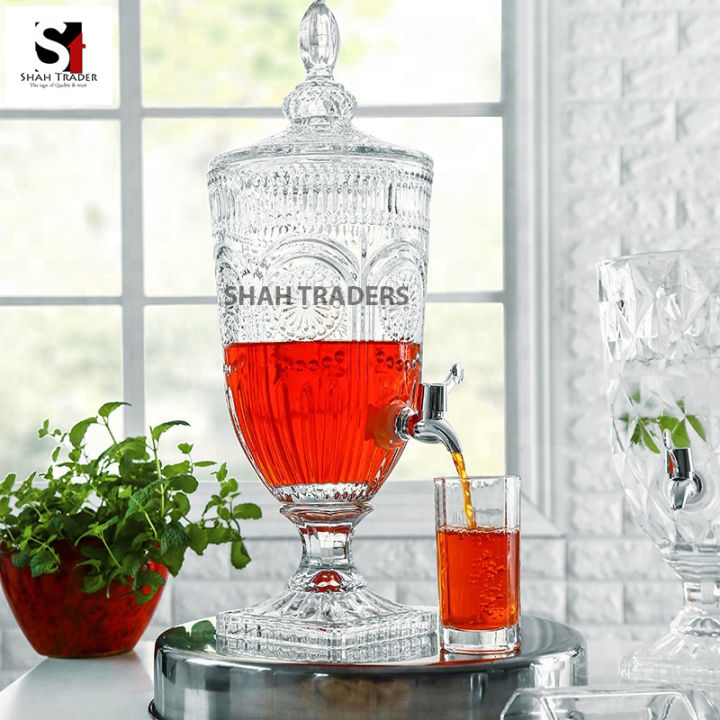 Glass%20Dispenser%20with%20Tap%20Sherbet%20Dispenser%20Party%20Carboy%20Soft%20Drink%203lt%20-%20Image%202