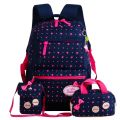 3PCS/Set Cute Printing School Bags For  Girls Children Waterproof School Backpacks Kids Bag Schoolbag Nylon Mochila Infantil. 