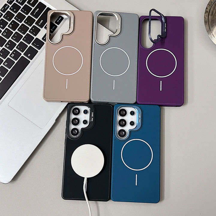 HODON%20Silicone%20Magnetic%20Lens%20Holder%20Case%20for%20Samsung%20Galaxy%20S25%20Ultra%20S24%20Ultra%20Cases%20for%20Magsafe%20Charging%20Soft%20Back%20Phone%20Cover%20-%20Image%208