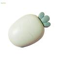 Carrot Soap Dish with Lid Cartoon Soap Holder Tray Bathroom Soap Rack for Bathroom. 
