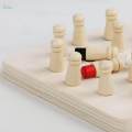 Memory Chess Toys Wooden Memory Chess Game for Kids Girls Birthday Gifts. 