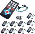REMOTE With IR Receiver Module Infrared IR Receiver Sensor Module Wireless Remote Control Kit With Cables IR Sensor Receiver Infrared Sensor With Remote.