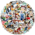 NYT Full-Time Hunter Sticker Dragon Ball Sticker Waterproof Cartoon Children'S Toy Mixed Sticker Scooter Bike Mobile Laptop Traveling Bag Funny Doodle. 