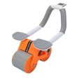 FITNESS WORLD -  Automatic Rebound Ab Roller Wheel Abdominal Exercises with Knee Pad Elbow Support Phone Holder for Home Gym Strength Workouts. 