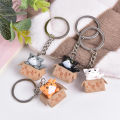 1PC Cartoon Key Rings Chains Pendant Ornament For Bag Car Keychain Gift.