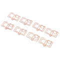 Small Paper Clips, Metal Paper Clips Light Weight 50pcs Durable  for Home for School. 