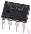 TL071CP TL071 Low Noise JFET Dual Input Operational Amplifier OPAM Breadboard Friendly IC DIP 8 Package TL071 IC Electrical Circuitry & Parts.