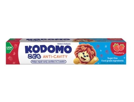 International Thailand Product Kodomo Children's Toothpaste strawberry Flavor 80 gm