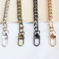 Chain Bag Strap Accessories 20cm Extension Chain Bag Metal Chain Solid Color DIY Chain Durable Gold Silver Black Belts Huiye.