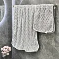 Towel face wash household absorbent lint bath towel small square towel high quality coral velvet children's face towel face towel. 