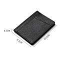 Buylor Men's Wallet Soft Super Slim Wallet Genuine Leather Mini Credit Card Holders Wallet Thin Card Purse Small Bags for Women.