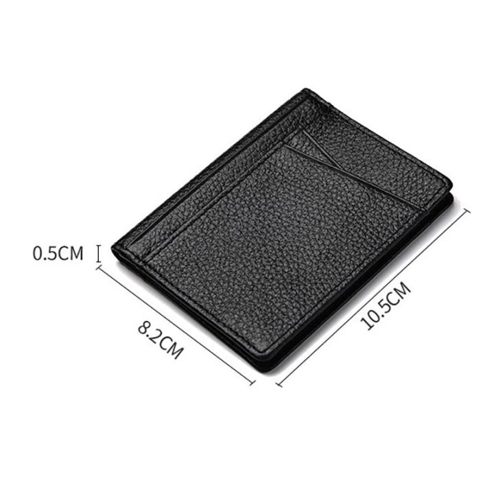 Buylor%20Men's%20Wallet%20Soft%20Super%20Slim%20Wallet%20Genuine%20Leather%20Mini%20Credit%20Card%20Holders%20Wallet%20Thin%20Card%20Purse%20Small%20Bags%20for%20Women%20-%20Image%208