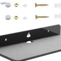 Wall Mount Soundbar Brackets Universal Accessories Storage Rack with Screws Hardware Hanger Holder Shelf for Speakers Home Bars.