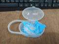 Silica gel children's pacifier, protective storage box, chain BABY Chain CHUSNI / Teether CN -1pcs. 