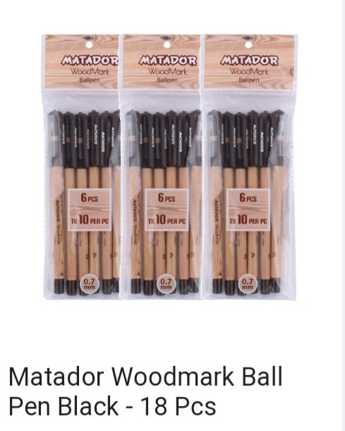 Matador%20Woodmark%20Ball%20pen%20-%2018%20pcs%20pack%20-%20Image%202
