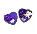 Purple color Love Box Valentine Day Best Love Gift for Girlfriend. 