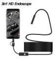 【The-Best】 5.5mm USB Type-C Android Endoscope Camera Flexible Snake USB Type C Hard Wire 1M soft wire Cable Inspection Camera Borescope. 